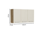 Armário Aéreo para Cozinha com 3 Portas Samba Bertolini