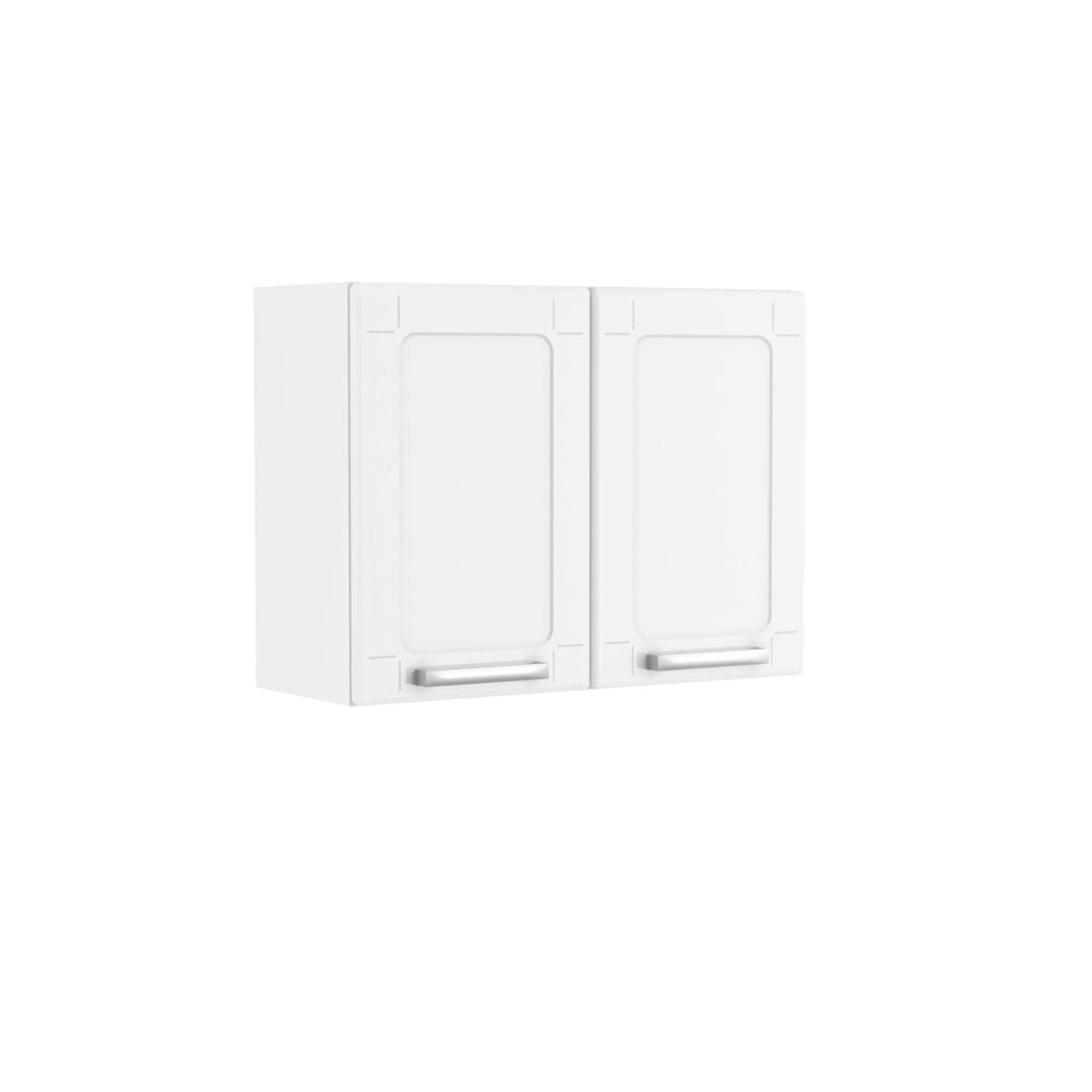 Armário Aéreo Alto para Cozinha em Aço 2 Portas Múltipla Bertolini