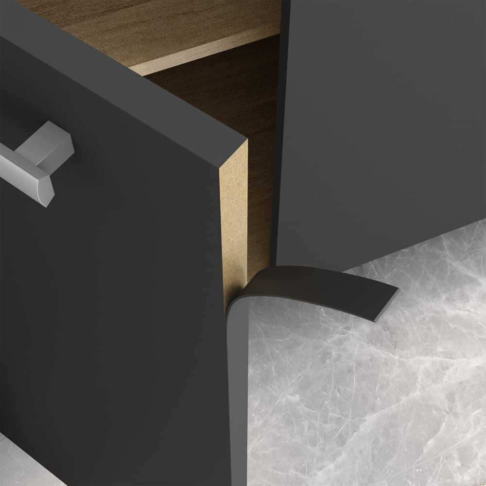 Cozinha Compacta 4 Portas 1 Prateleira Samba Bertolini