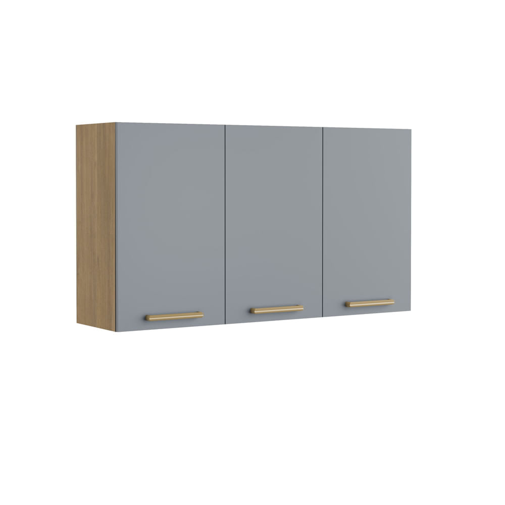 Armário Aéreo para Cozinha com 3 Portas Axé Bertolini