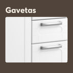 Balcão de Cozinha em Aço com Tampo 3 Portas 1 Gaveta Múltipla Bertolini