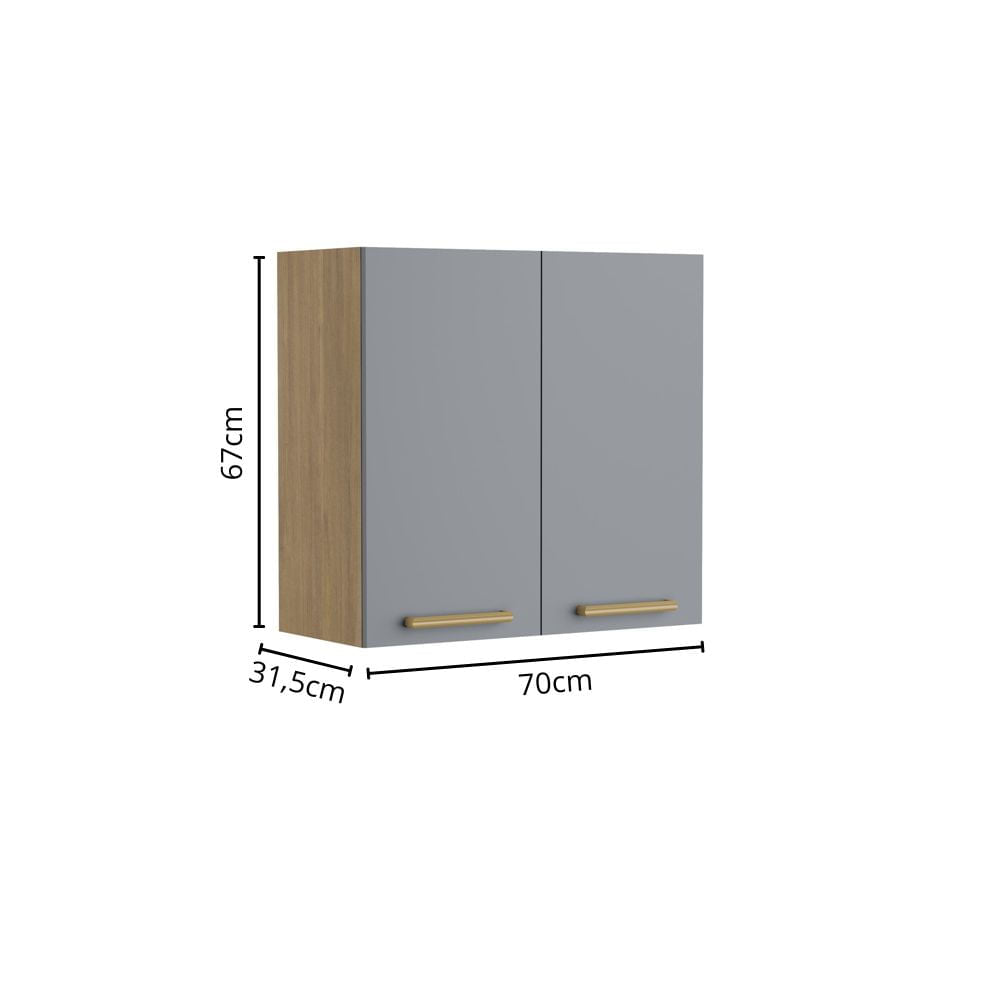 Armário Aéreo para Cozinha com 2 Portas Axé Bertolini