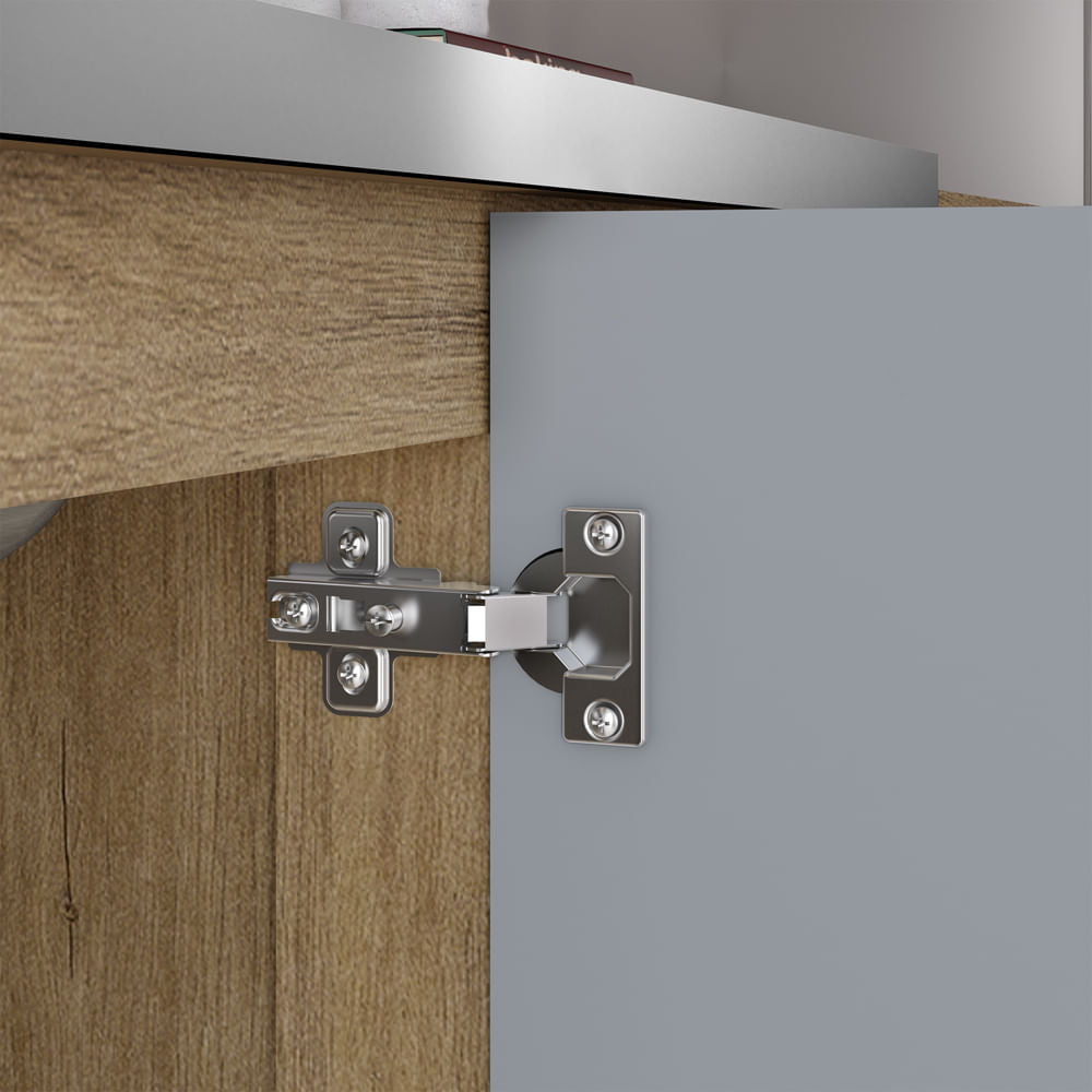 Balcão de Cozinha 80 cm com Tampo 2 Portas Axé Bertolini