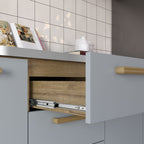 Cozinha Compacta 105cm 5 Portas 2 Gavetas Axé Bertolini