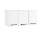 Armário Aéreo para Cozinha de Aço 3 Portas Bella Bertolini