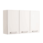 Armário Aéreo Alto para Cozinha em Aço 3 Portas Gourmet Bertolini