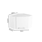 Armário de Cozinha Canto em Aço 1 Porta Evidence Bertolini