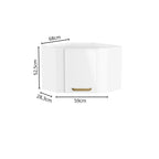 Armário de Cozinha Canto em Aço 1 Porta Bella Bertolini