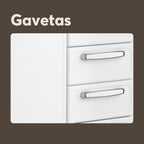 Balcão de Cozinha em Aço com Tampo 2 Portas 2 Gavetas Evidence Bertolini