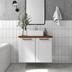 Balcão de Aço para Banheiro com Cuba Alta e 2 Portas Natura Bertolini