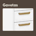 Cozinha Compacta de Aço com 6 Portas e 2 Gavetas Bella Bertolini