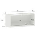 Armário Aéreo de Cozinha em Aço com 2 Portas Origens Bertolini