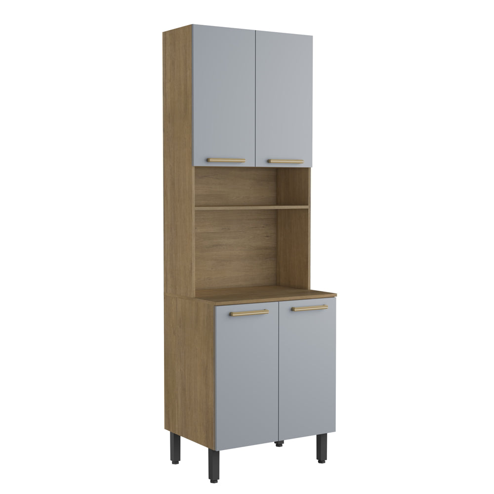 Cozinha Compacta com 4 Portas e 1 Prateleira Axé Bertolini