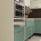 Armário Paneleiro 2 Portas 2 Gavetas e Nichos Bossa Nova Bertolini