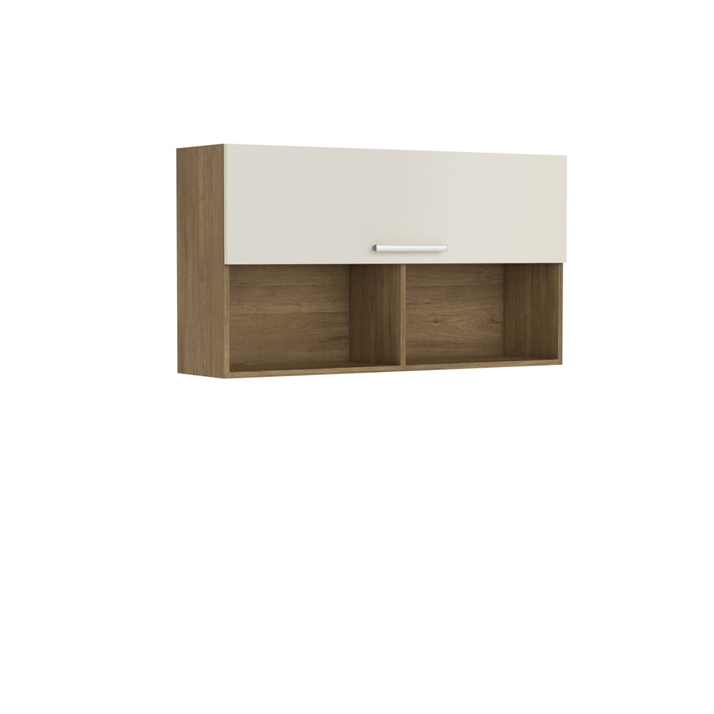 Armário Aéreo com 1 Porta e 2 Nichos Samba Bertolini