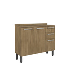 Balcão de Cozinha com Tampo 3 Portas e 2 Gavetas Samba Bertolini