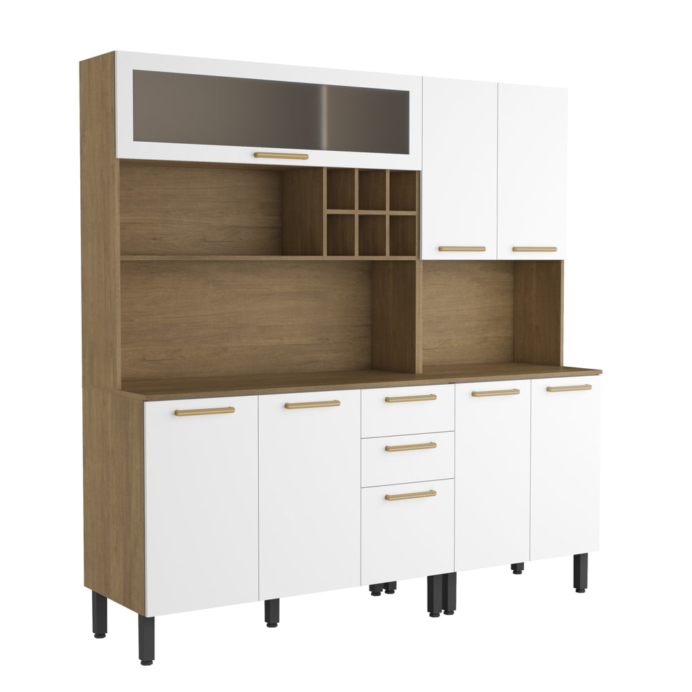 Cozinha Completa Compacta de 190 cm Axé Bertolini