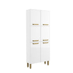 Armário Paneleiro de Cozinha em Aço com 6 Portas Bella Bertolini