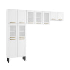 Cozinha Completa Compacta de Aço 11 Portas Colors Bertolini