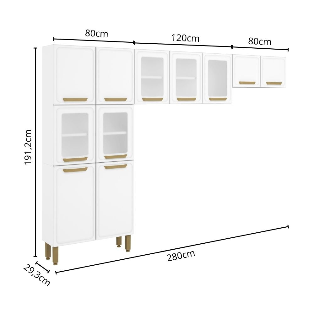 Cozinha de Aço Completa 3 Peças Bella Bertolini