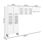 Cozinha de Aço Completa 3 Peças Bella Bertolini