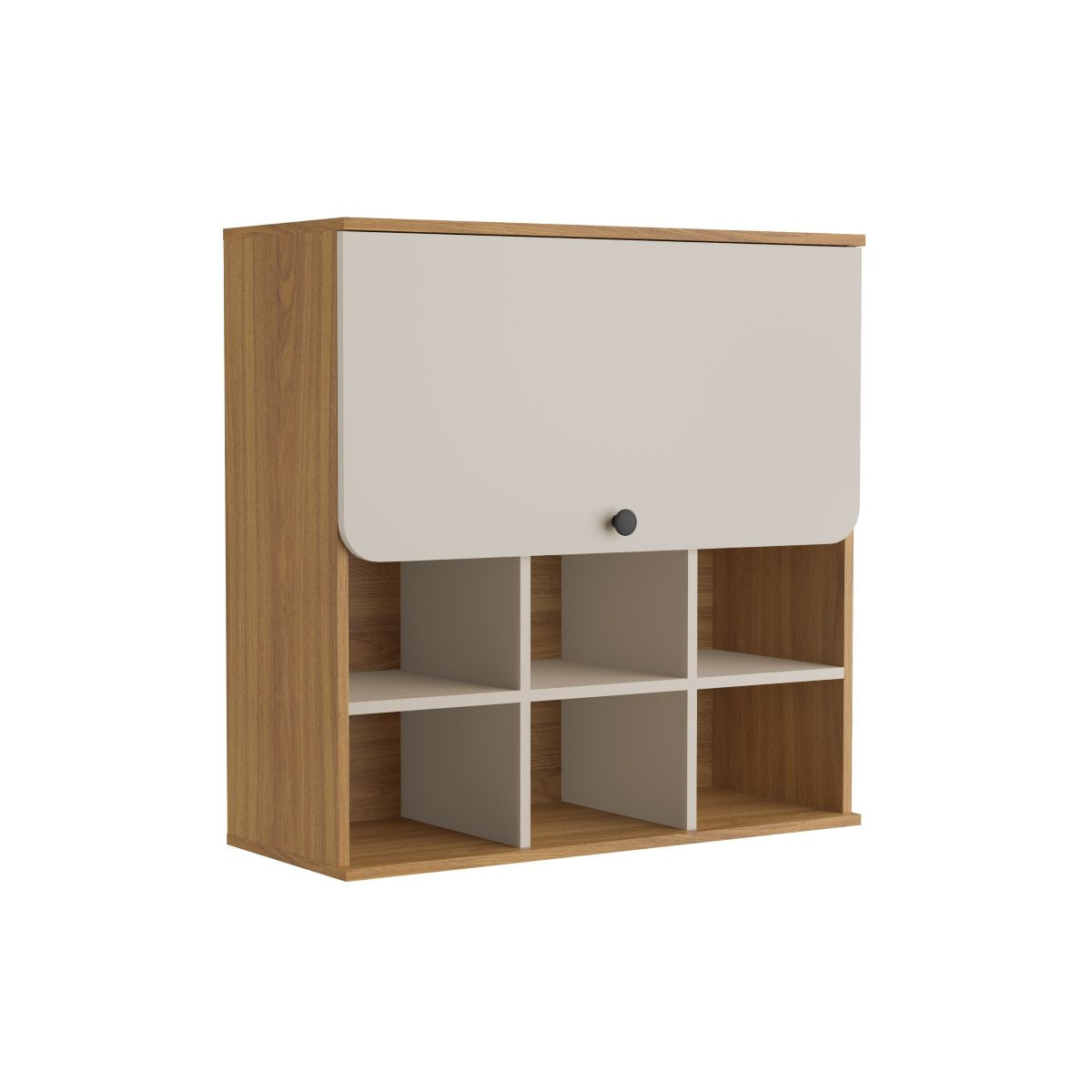 Armário Aéreo de Cozinha com 1 Porta e 6 Nichos Serena Bertolini