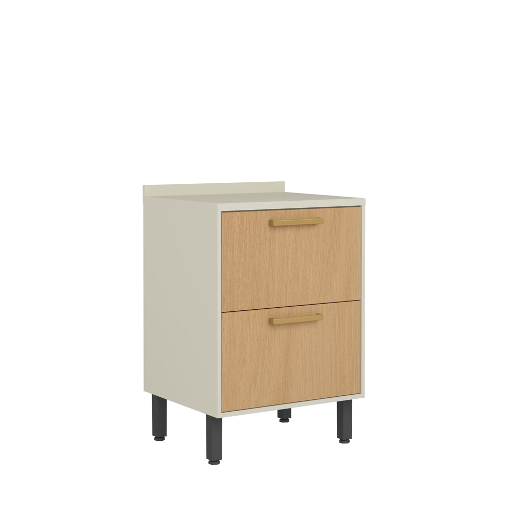 Balcão 60cm Tampo Gavetão e Porta Basculante Bossa Nova Bertolini