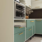 Balcão 60cm Tampo Gavetão e Porta Basculante Bossa Nova Bertolini