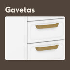 Balcão de Cozinha em Aço com Tampo 2 Portas 4 Gavetas Bella Bertolini