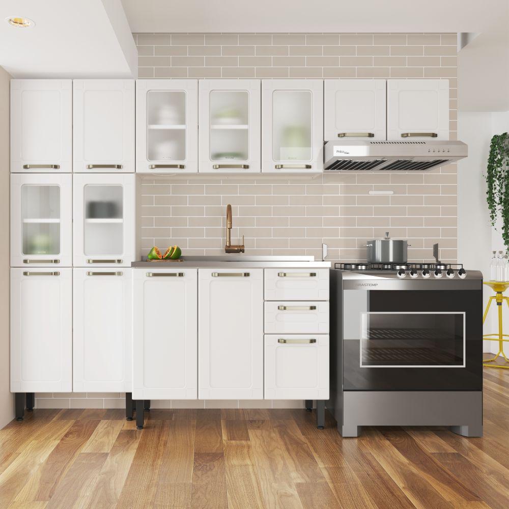 Cozinha Completa em Aço com Pia Colors Bertolini