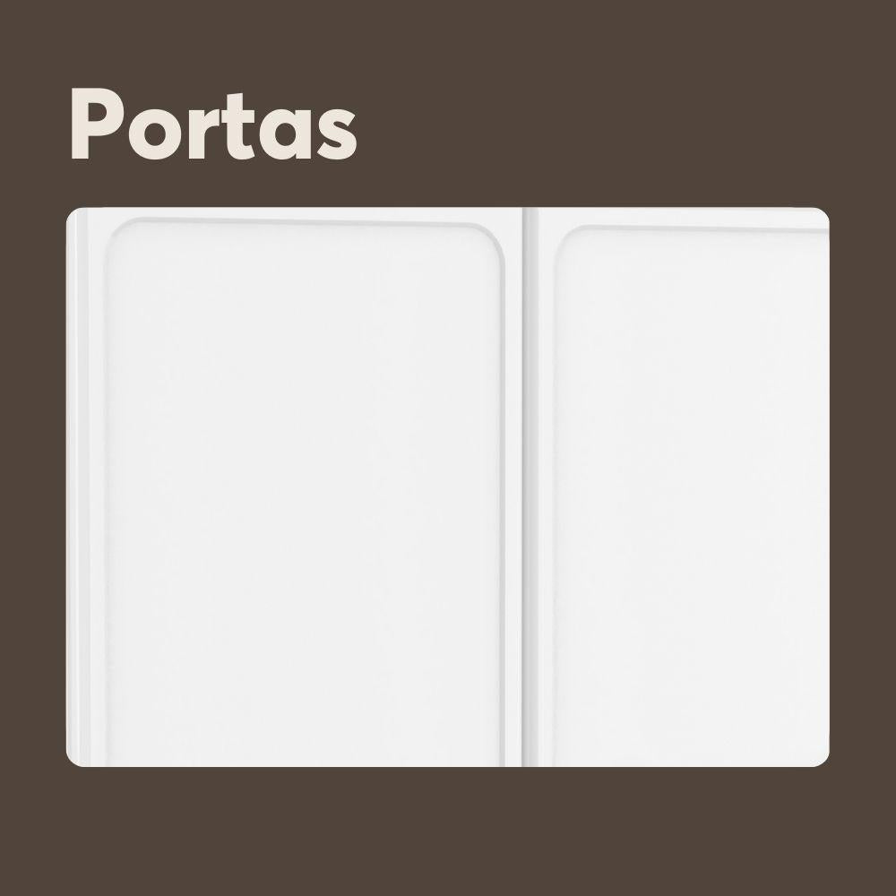 Balcão de Cozinha em Aço com Tampo 2 Portas 4 Gavetas Bella Bertolini